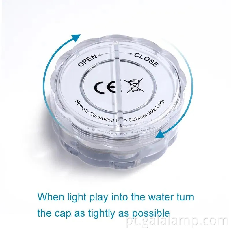 Luzes vibrantes de disco LED para festas inesquecíveis da piscina